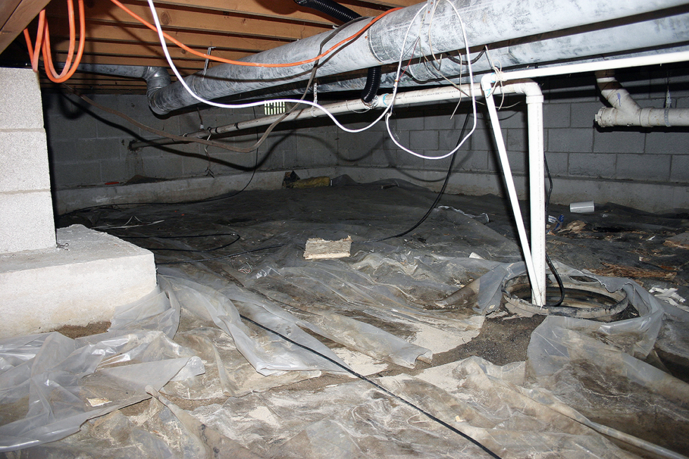 Crawl Space Encapsulation Vapor Barrier > Waterproofing 